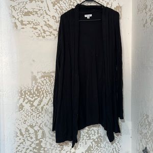 Black cardigan